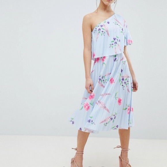 pleated midi dress petite